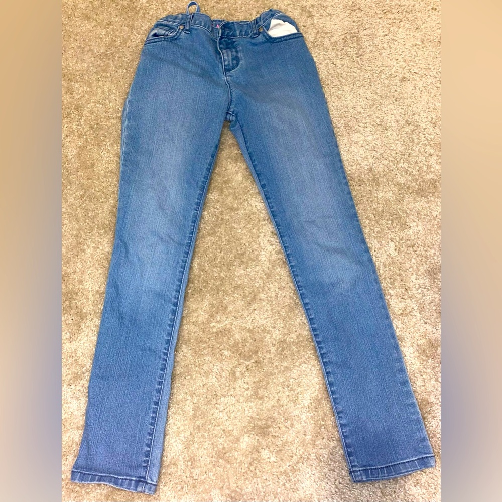 Light blue skinny jeans